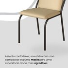 Conjunto Sala De Jantar Mesa 120x90cm Base Lunna Tampo Mdf Co