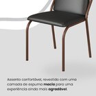 Conjunto Sala De Jantar Mesa 120x90cm Base Lunna Tampo Mdf Co