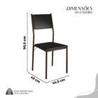 Conjunto Sala De Jantar Mesa 120x90cm Base Lunna Tampo Mdf Fl