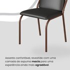 Conjunto Sala De Jantar Mesa 120x90cm Base Lunna Tampo Mdf La