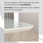 Conjunto Sala De Jantar Mesa 120x90cm Base Lunna Tampo Mdf La
