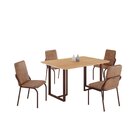 Conjunto Sala De Jantar Mesa 120x90cm Base Lunna Tampo Mdf Ma