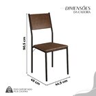 Conjunto Sala De Jantar Mesa 120x90cm Base Pérola Tampo Mdf F