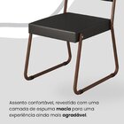 Conjunto Sala De Jantar Mesa 120x90cm Base Pérola Tampo Mdf L