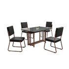 Conjunto Sala De Jantar Mesa 120x90cm Base Pérola Tampo Mdf L