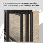 Conjunto Sala De Jantar Mesa 120x90cm Base Pérola Tampo Mdf L