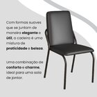 Conjunto Sala De Jantar Mesa 120x90cm Base Pérola Tampo Mdf M