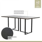 Conjunto Sala De Jantar Mesa 135cm Tampo Mdf Vidro 4 Cadeiras