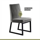 Conjunto Sala De Jantar Mesa 135cm Tampo Mdf Vidro 4 Cadeiras