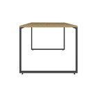 Conjunto Sala De Jantar Mesa 135x90cm Porto Estilo Industrial