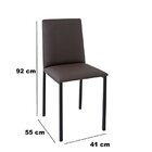 Conjunto Sala De Jantar Mesa 140x80cm Tampo Vidro Com 6 Cadei