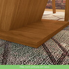 Conjunto Sala De Jantar Mesa 160 Cm Tampo Mdf Com Vidro 6 Cad