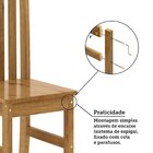 Conjunto Sala De Jantar Mesa 160cm Retangular E 6 Cadeiras 10