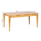 Conjunto Sala De Jantar Mesa 160cm Seiva 4 Cadeiras Liz Cabec