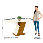 Conjunto Sala De Jantar Mesa 160cm Tampo Mdf 4 Cadeiras Kesha