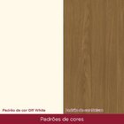 Conjunto Sala De Jantar Mesa 160cm Tampo Mdf Canto Reto Com 6