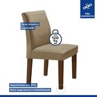 Conjunto Sala De Jantar Mesa 160x80cm Tampo Mdf Com 6 Cadeira