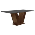 Conjunto Sala De Jantar Mesa 160x80cm Tampo Mdf Com 6 Cadeira