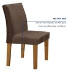 Conjunto Sala De Jantar Mesa 160x80cm Tampo Mdf Com 6 Cadeira