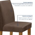 Conjunto Sala De Jantar Mesa 160x80cm Tampo Mdf Com 6 Cadeira