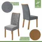 Conjunto Sala De Jantar Mesa 160x80cm Tampo Mdf Com 6 Cadeira