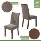 Conjunto Sala De Jantar Mesa 160x80cm Tampo Mdf Com 6 Cadeira