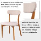 Conjunto Sala De Jantar Mesa 160x80cm Tampo Mdf Laqueado Com