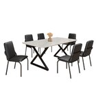 Conjunto Sala De Jantar Mesa 160x90cm Base Império Tampo Mdf