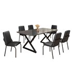 Conjunto Sala De Jantar Mesa 160x90cm Base Império Tampo Mdf