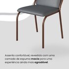 Conjunto Sala De Jantar Mesa 160x90cm Base Império Tampo Mdf