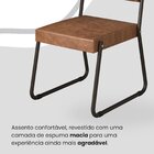 Conjunto Sala De Jantar Mesa 160x90cm Base Império Tampo Mdf