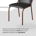 Conjunto Sala De Jantar Mesa 160x90cm Base Império Tampo Mdf