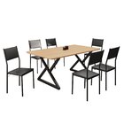 Conjunto Sala De Jantar Mesa 160x90cm Base Império Tampo Mdf