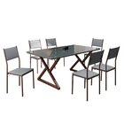 Conjunto Sala De Jantar Mesa 160x90cm Base Império Tampo Mdf