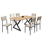 Conjunto Sala De Jantar Mesa 160x90cm Base Império Tampo Mdf