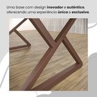 Conjunto Sala De Jantar Mesa 160x90cm Base Império Tampo Mdf