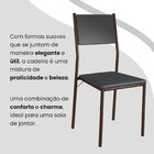 Conjunto Sala De Jantar Mesa 160x90cm Base Lunna Tampo Mdf Fl