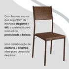 Conjunto Sala De Jantar Mesa 160x90cm Base Lunna Tampo Mdf Fl