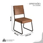 Conjunto Sala De Jantar Mesa 160x90cm Base Lunna Tampo Mdf La