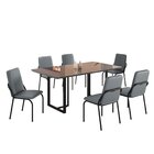 Conjunto Sala De Jantar Mesa 160x90cm Base Lunna Tampo Mdf La