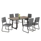 Conjunto Sala De Jantar Mesa 160x90cm Base Lunna Tampo Mdf La