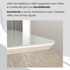 Conjunto Sala De Jantar Mesa 160x90cm Base Lunna Tampo Mdf La