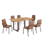 Conjunto Sala De Jantar Mesa 160x90cm Base Lunna Tampo Mdf Ma