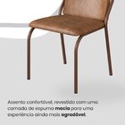 Conjunto Sala De Jantar Mesa 160x90cm Base Lunna Tampo Mdf Ma