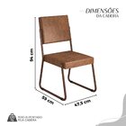 Conjunto Sala De Jantar Mesa 160x90cm Base Pérola Tampo Mdf L