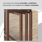 Conjunto Sala De Jantar Mesa 160x90cm Base Pérola Tampo Mdf L