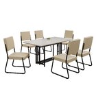 Conjunto Sala De Jantar Mesa 160x90cm Base Pérola Tampo Mdf L