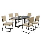 Conjunto Sala De Jantar Mesa 160x90cm Base Pérola Tampo Mdf L