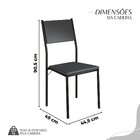 Conjunto Sala De Jantar Mesa 160x90cm Base Pérola Tampo Mdf L