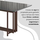 Conjunto Sala De Jantar Mesa 160x90cm Base Pérola Tampo Mdf L